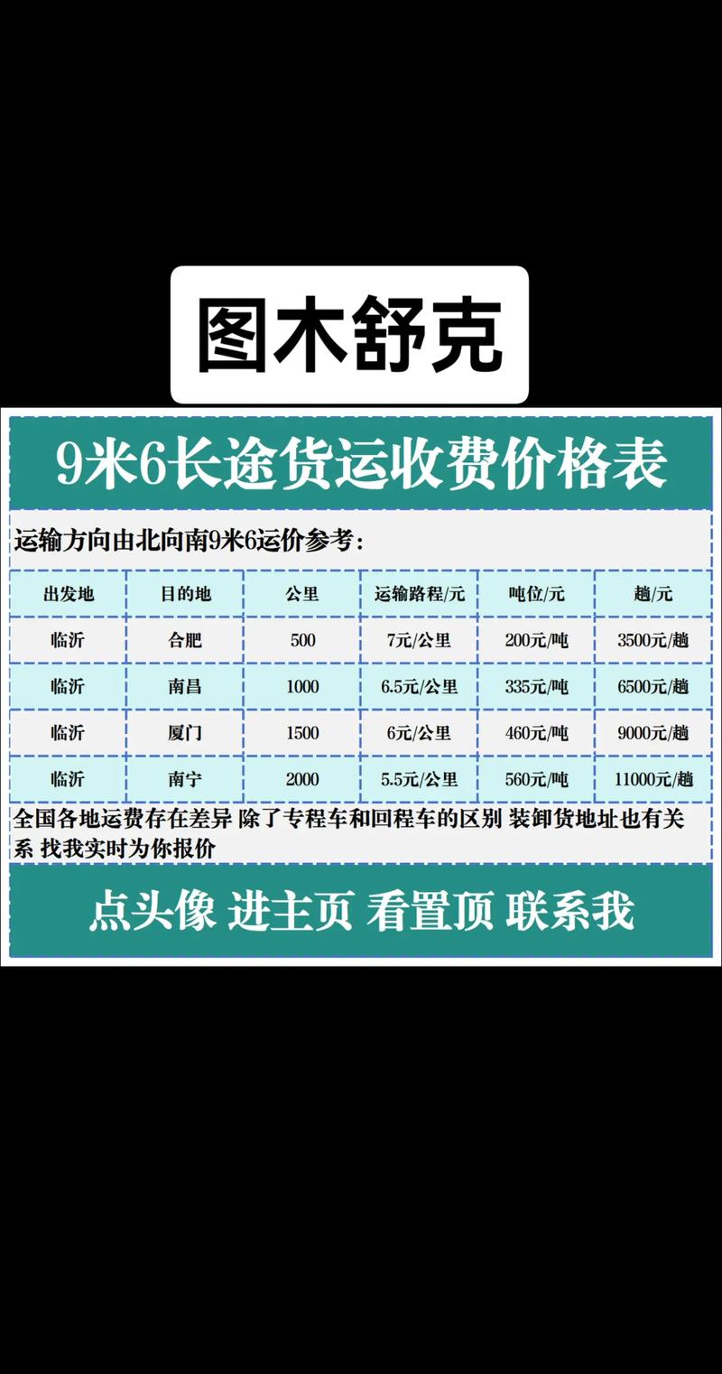 里程差貨運貨運里程價格